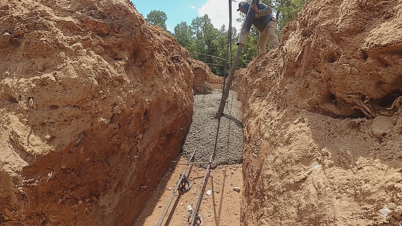 Addition concrete footings Huntersville NC - MCR Concrete