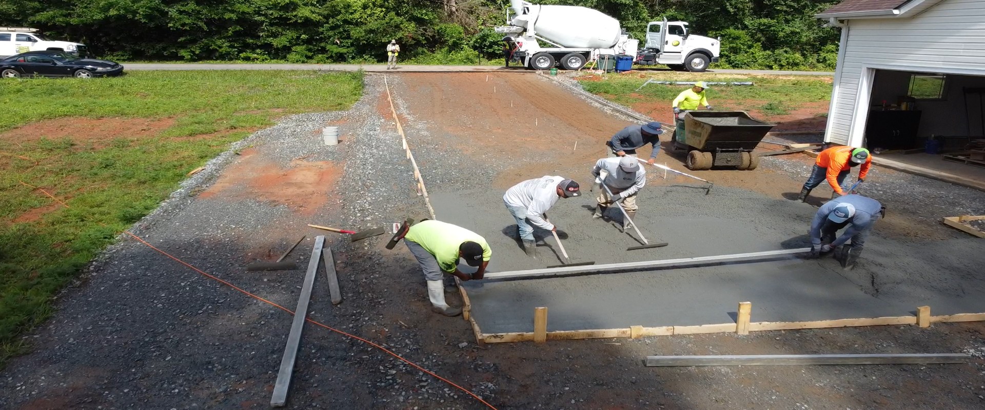 Professional concrete driveways Charlotte NC