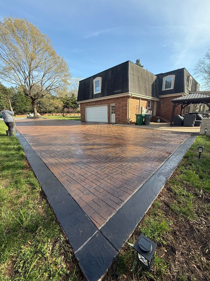 Stamped concrete