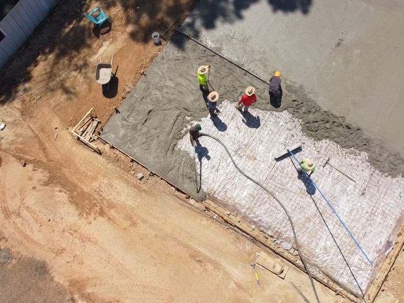 Home extension concrete slab Huntersville NC - MCR Concrete